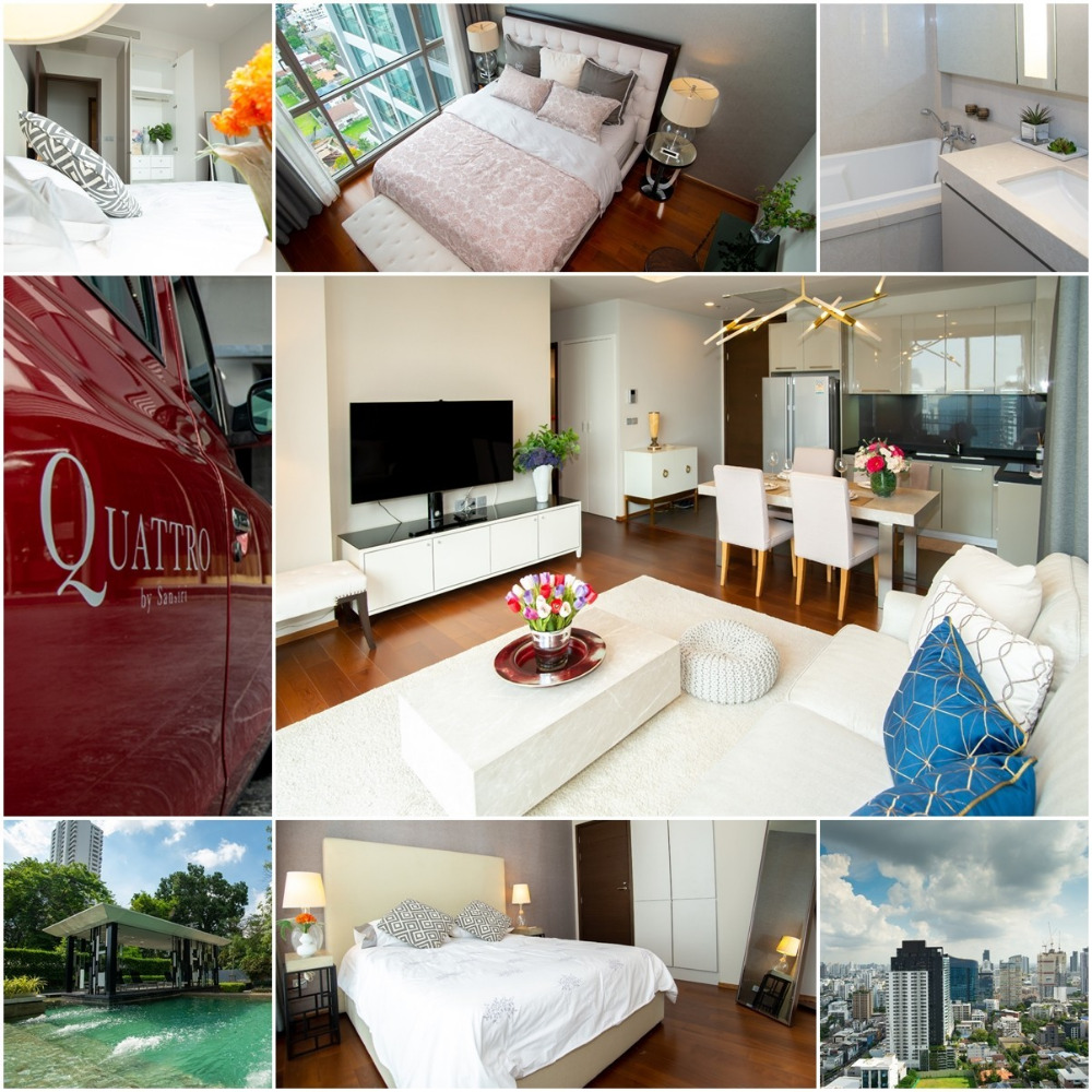 Quattro 2bed 81.03sqm. 2XFl Sale/Rent 21,000,000/ 73,000 corner North/West Am: 0656199198