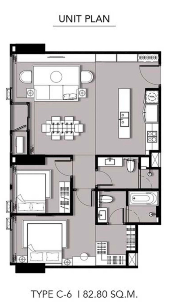 Hyde Heritage Thonglor 2bed 2bath 82.8sqm. 22,500,000 Am: 0656199198