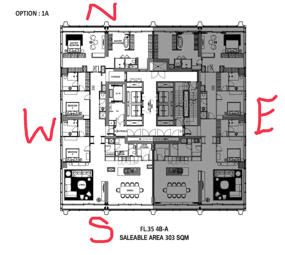 Nimit Langsuan: 3bed 4bath + maid 303sqm. 142,000,000 Am: 0656199198