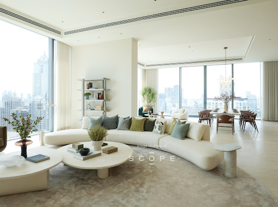 Scope Langsuan Penthouse: Whole Floor 3bed 5bath + maid 436 sqm. 436,000,000 Fully Furnished Am: 0656199198