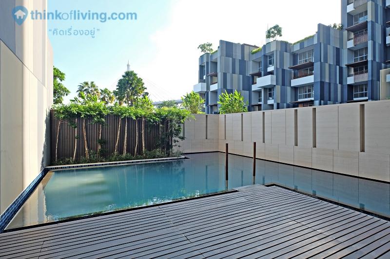 The Pano Riverfront Villa 4bed 5bath 542sqm. Private pool 270,000/mth Am: 0656199198