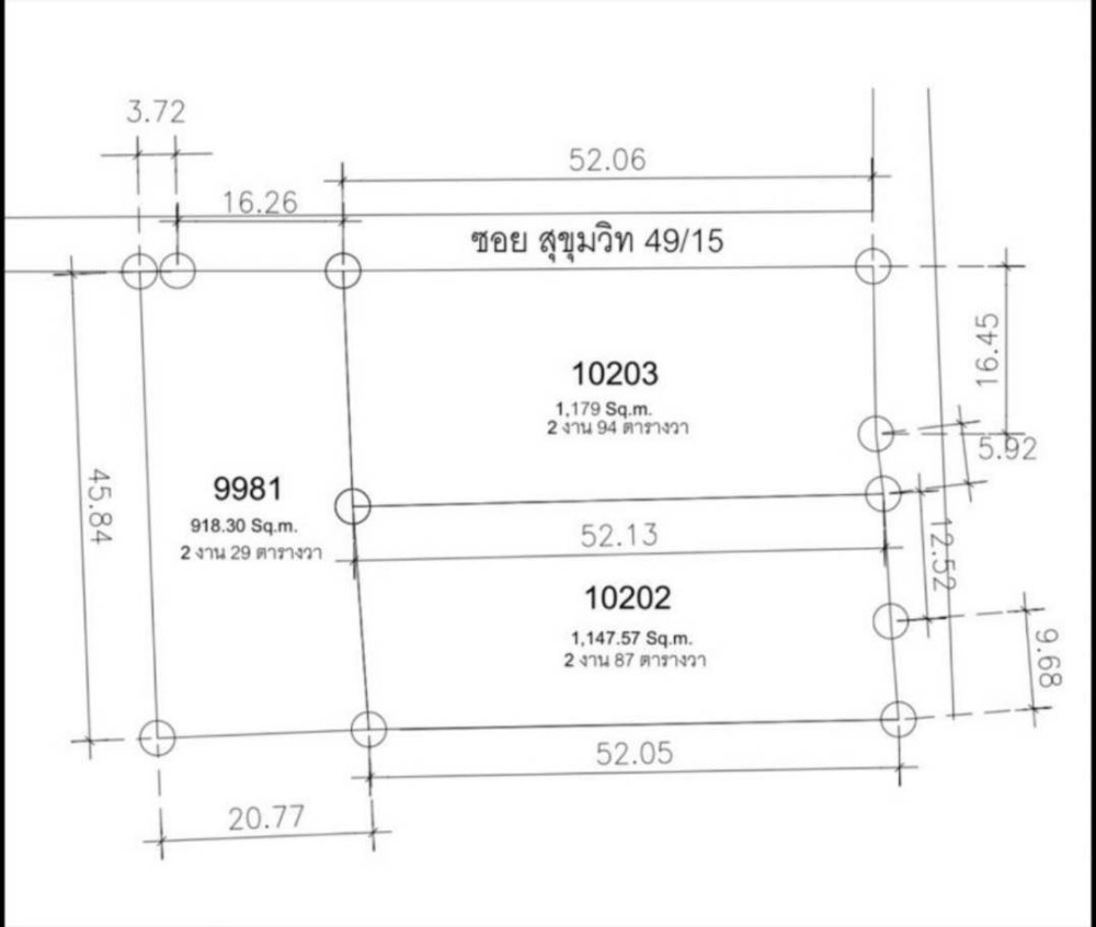 Land for sell Sukhumvit 49 yak 15: 802 sqwah 962,400,000 (1,200,000/sqwah) Am: 0656199198