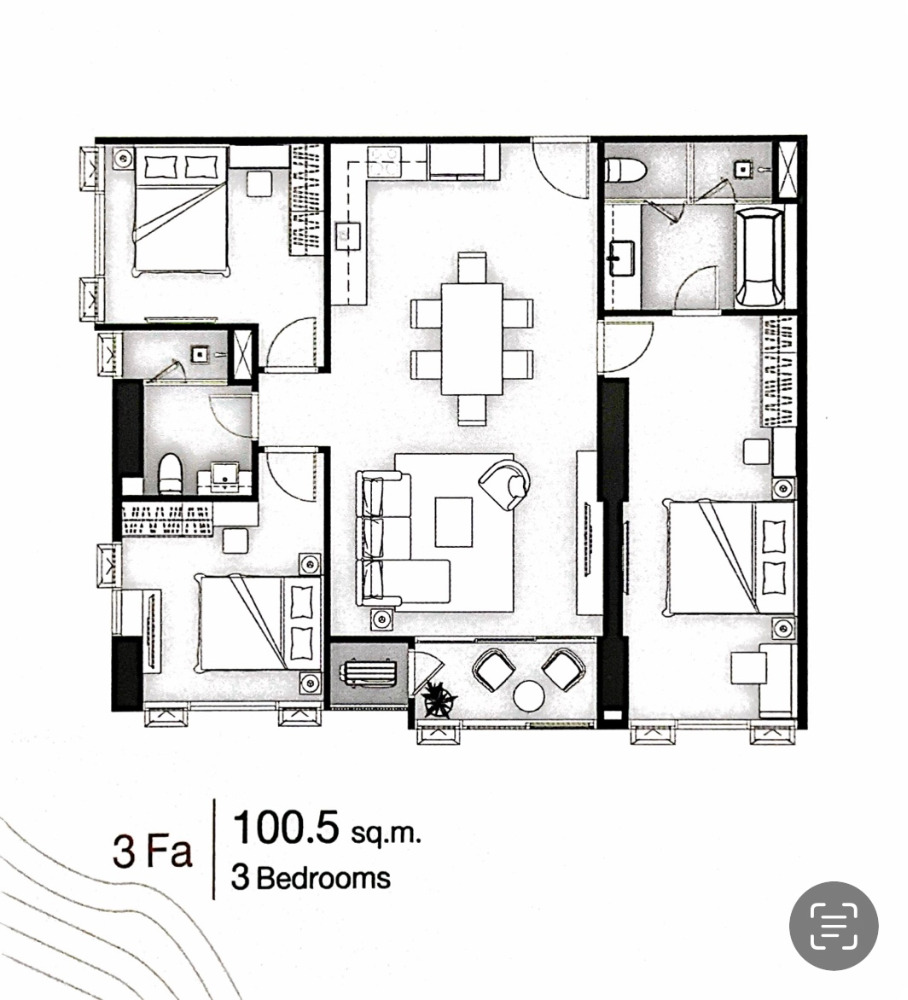 Supalia Icon Sathorn: 3bed 3bath 100.5 sqm. 20,800,000 Am: 0656199198