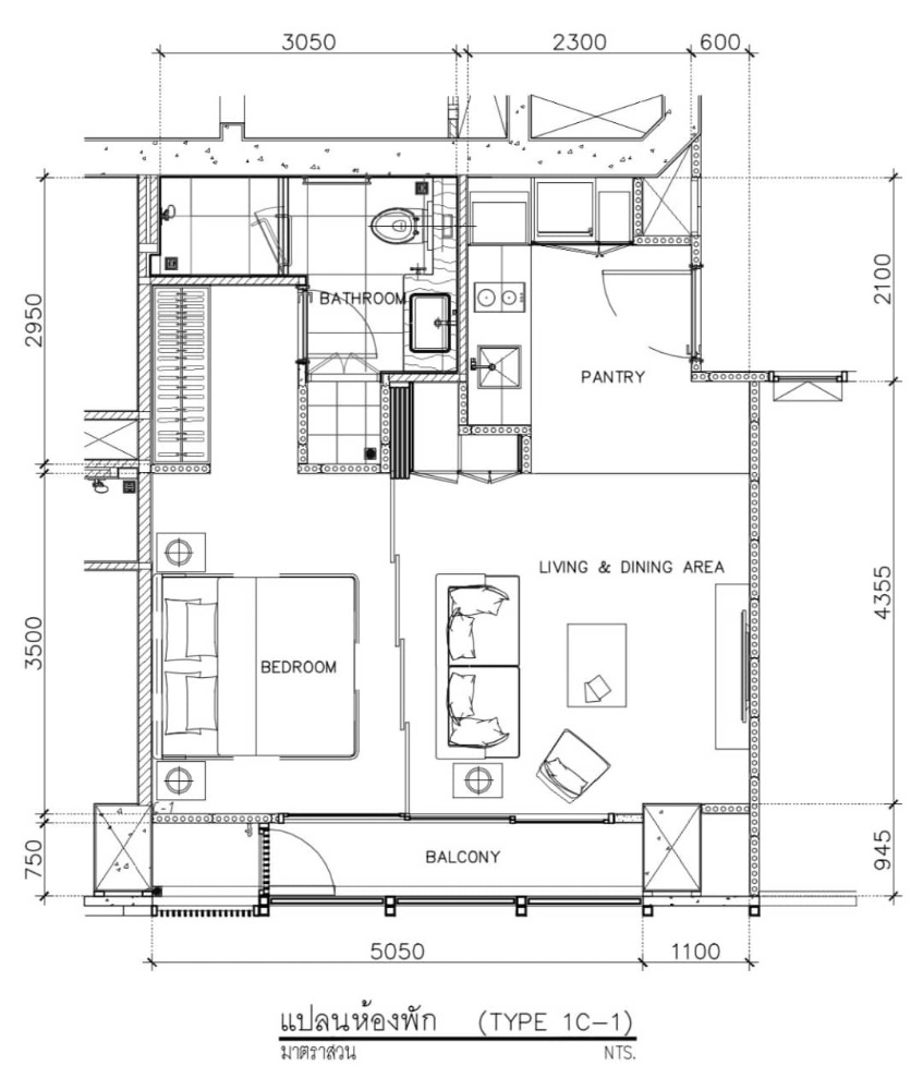 Beatniq Sukhumvit 32: 1bed 1bath 43.42sqm. 12,700,000 Am: 0656199198