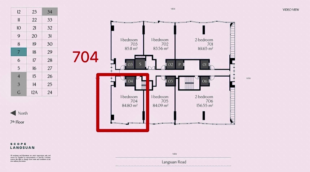 Scope Langsuan: 1bed 1bath 84sqm. 44,000,000 Am: 0656199198