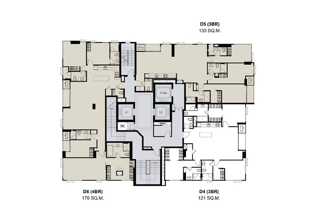 Muniq Langsuan: 128sqm. 2XFl. 3bed 3bath 52,000,000 Am: 0656199198