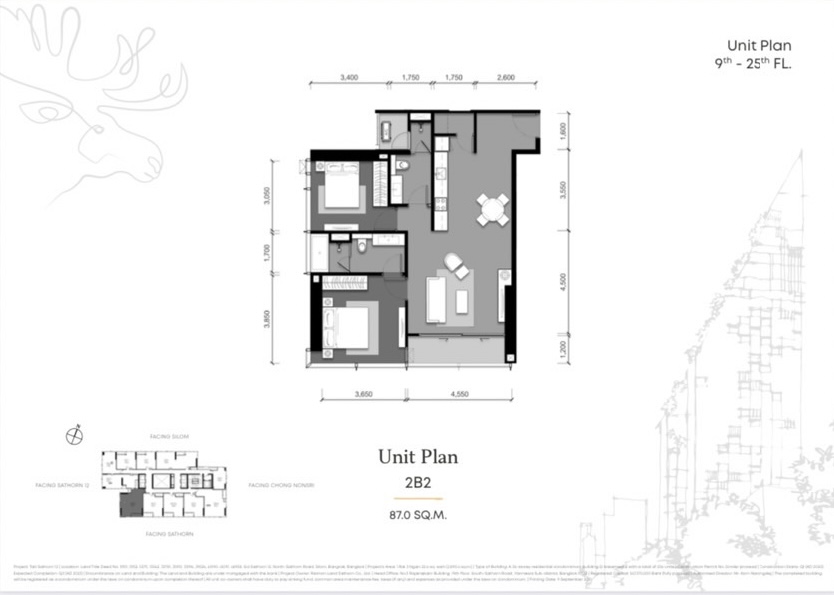 Tait 12 2bed 87sqm: 2bed 2bath 95,000/mth Am: 0656199198