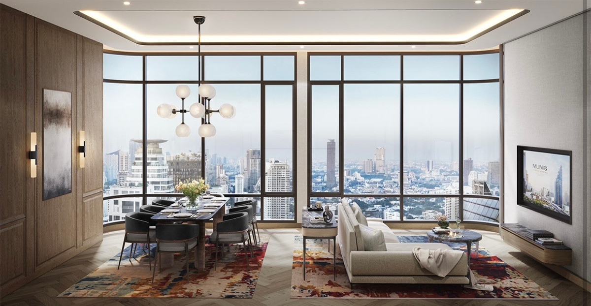 Muniq Prompong: 2bed 2.5 bath 126sqm. 2X Fl 56,900,000 Am: 0656199198