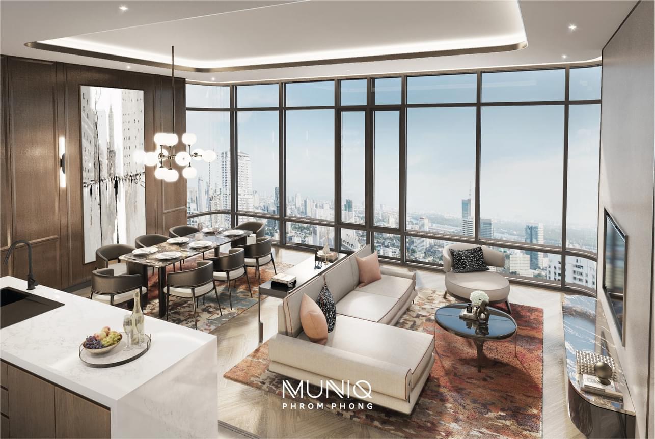 Muniq Prompong: 2bed 2bath 108sqm. Corner South/East 42,000,000 Am: 0656199198